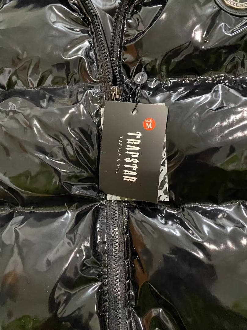 新品 ファッション TRAPSTAR ダウンジャケット 男女兼用 光沢 L