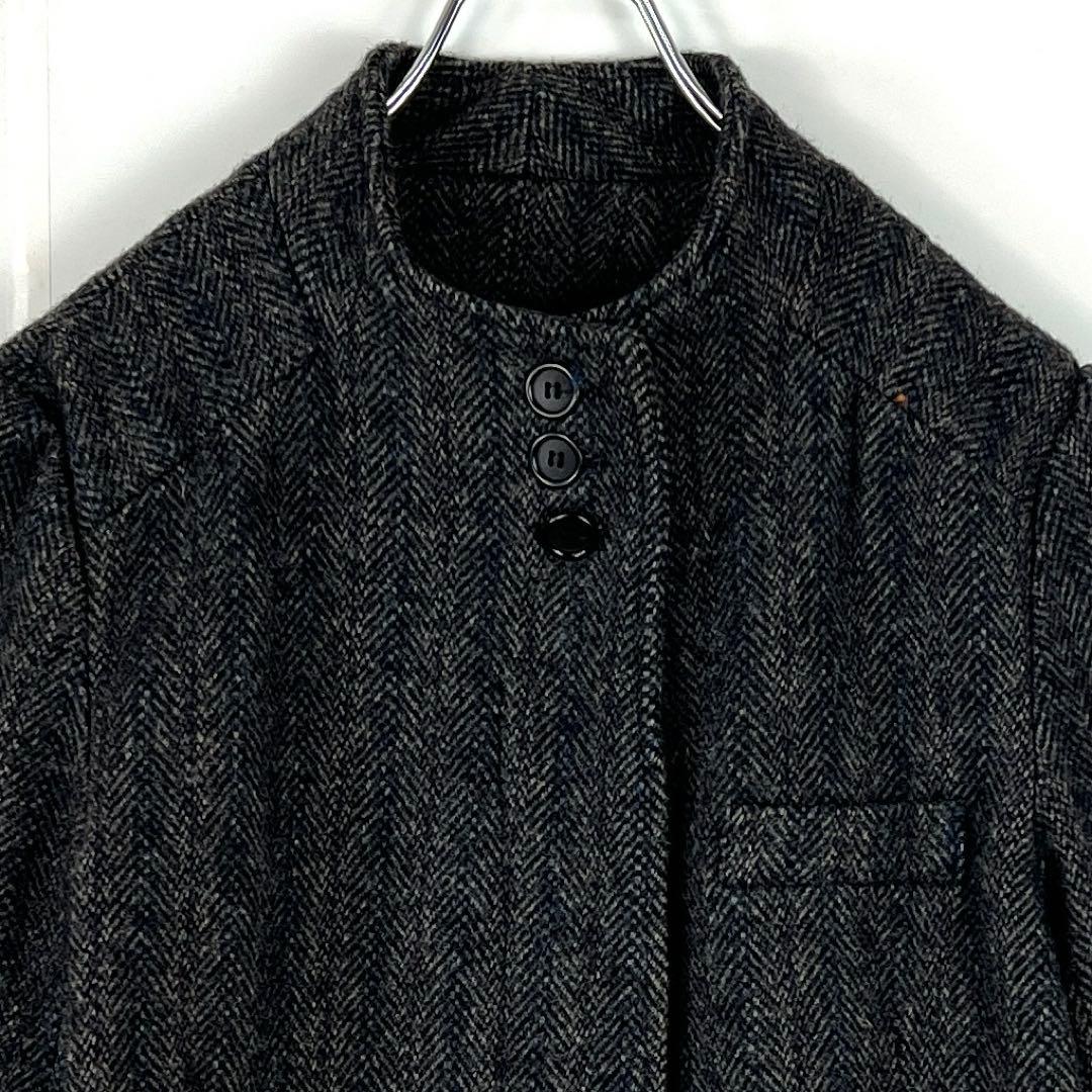 Fayy様USA製ヴィンテージヘリンボーンロングコートProjections