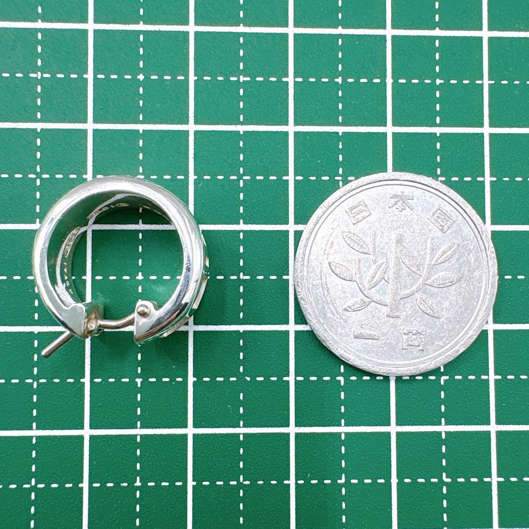 極美品 オールドティファニー アトラス フープ ピアス シルバー925