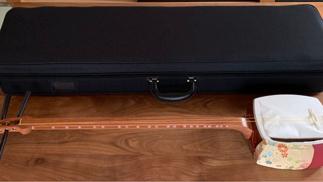 新品　（特上）長唄本格派花林三味線　セット