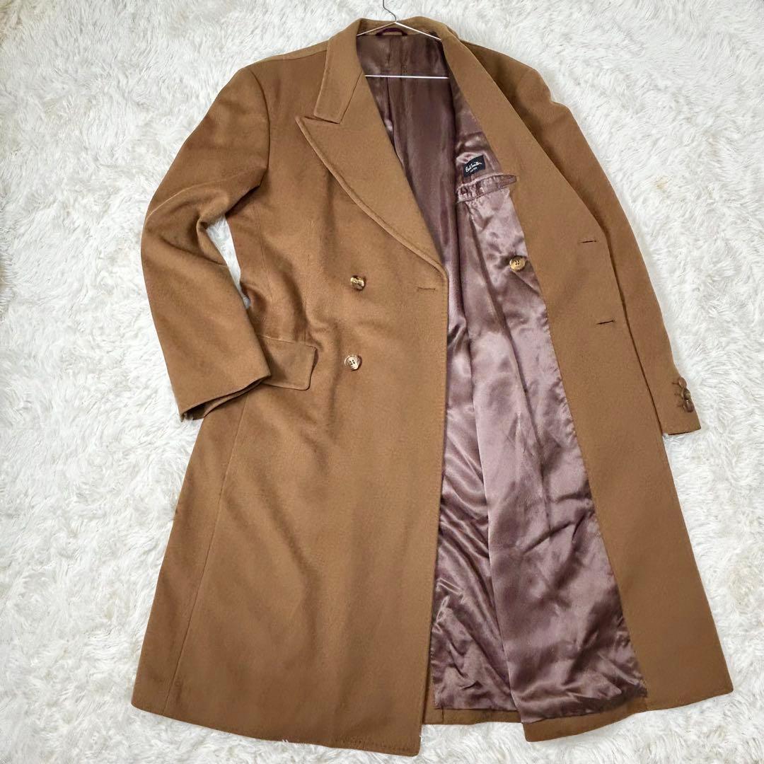 極美品✨ポールスミス　コレクション　ダブルブレスト　チェスターコート　キャメル