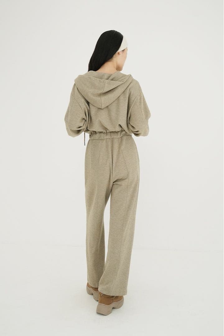 サロペット・オーバーオール・オールインワン CLANE HOODED SWEAT ALL IN ONE