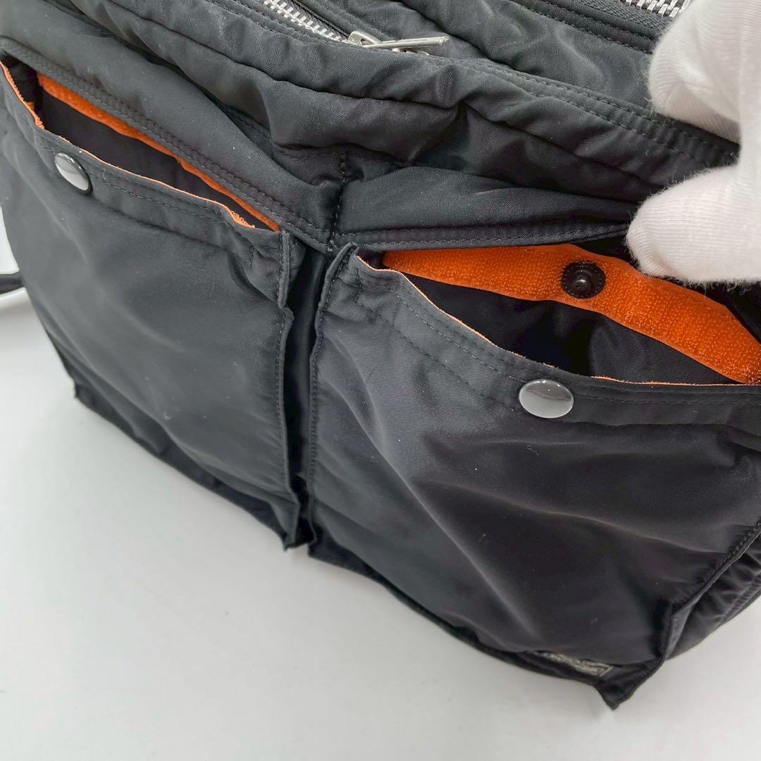 美品　ポーター　タンカー　XL 二層　エキスパンダブル　ショルダーバッグ　黒