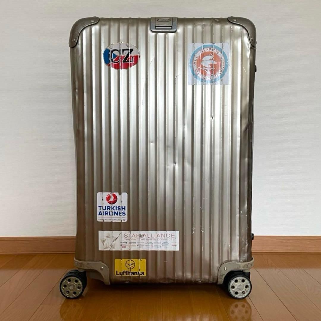 【最終値下げ】⭐️リモワ トパーズ チタニウム 945.70 4輪82L