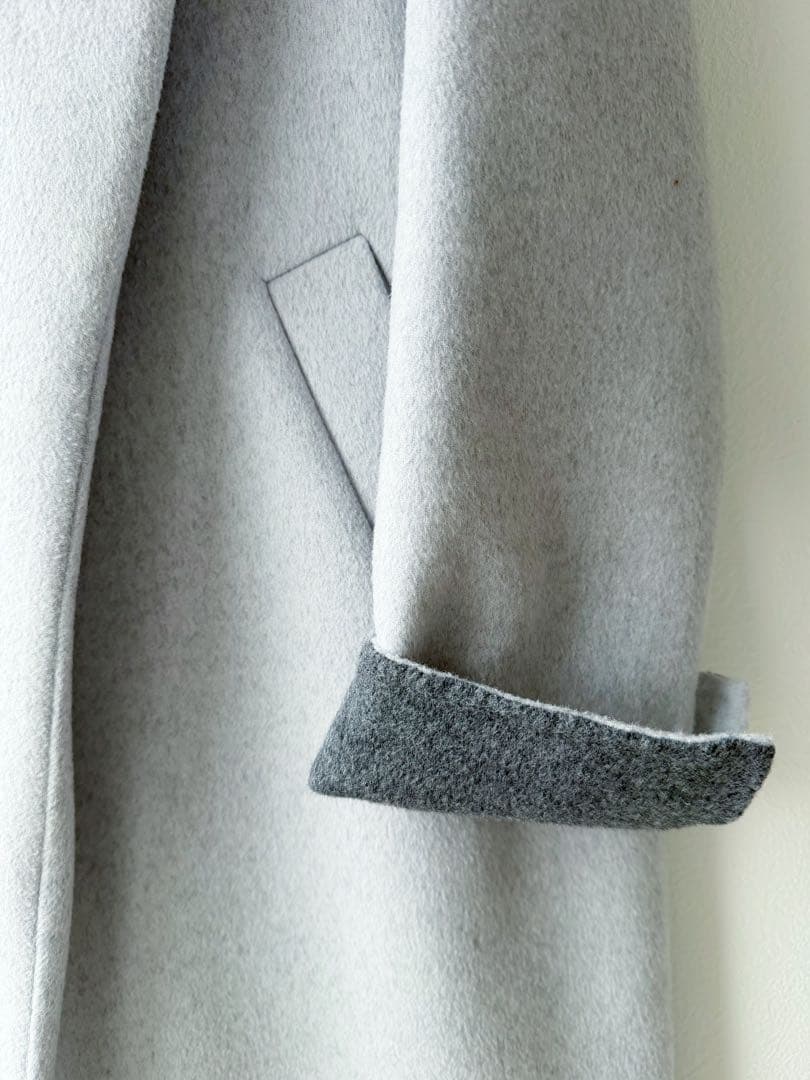 ENFOLD エンフォルド トップリバーチェスターコート 38 ライトグレー