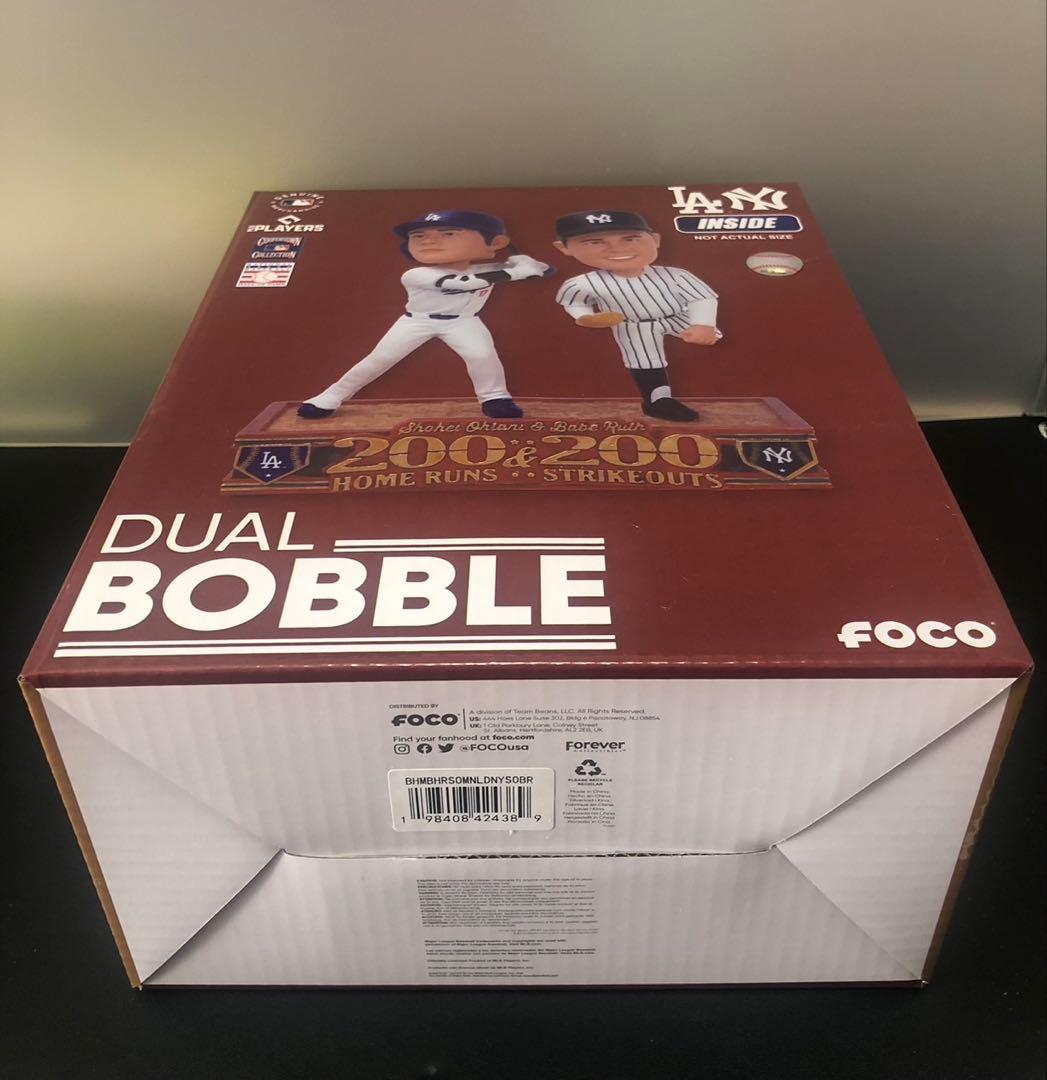 大谷翔平&ベーブ・ルース 200本塁打、200奪三振デュアルボブルヘッド