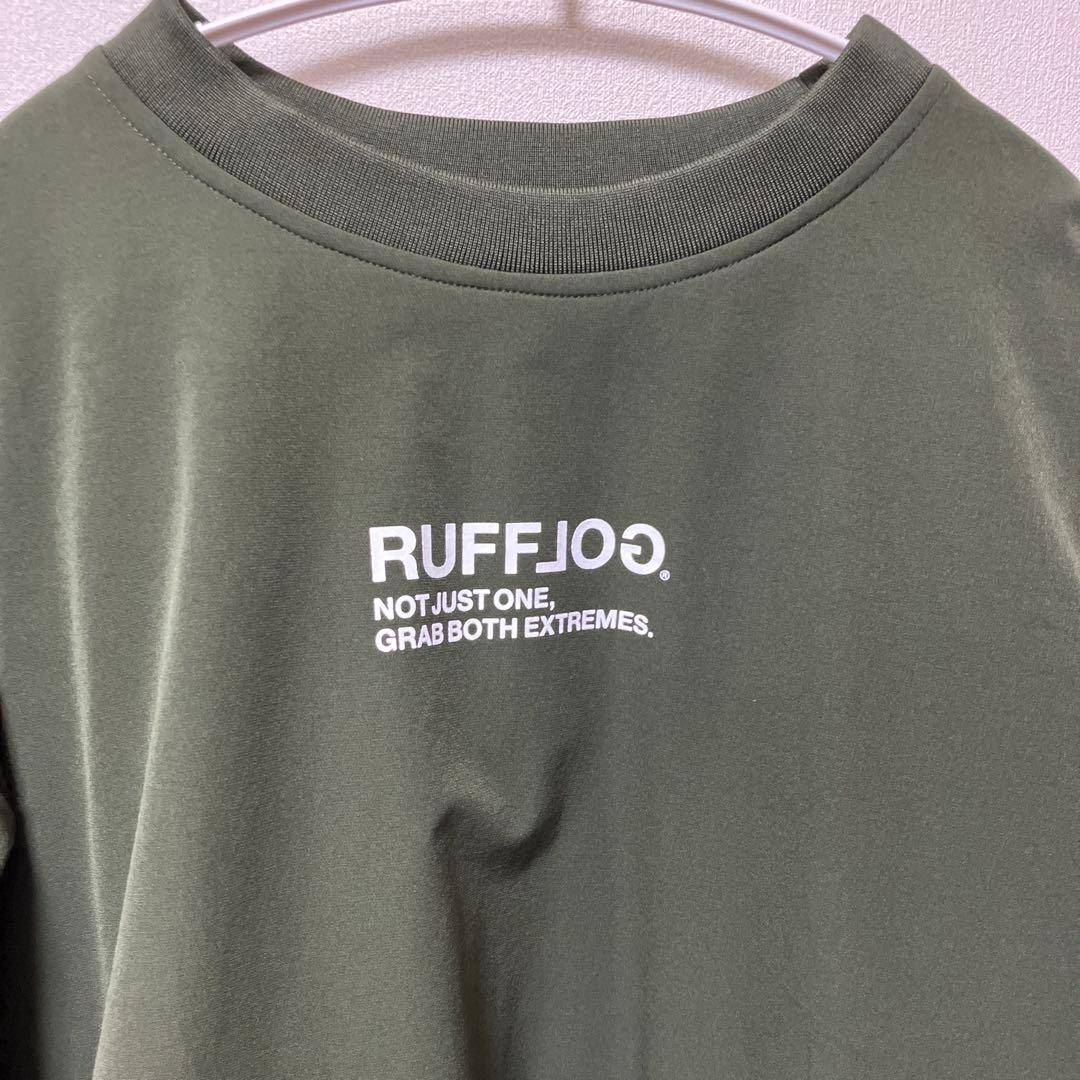 ラフロッグ　ストレッチプルオーバー （キルティング）M オリーブ