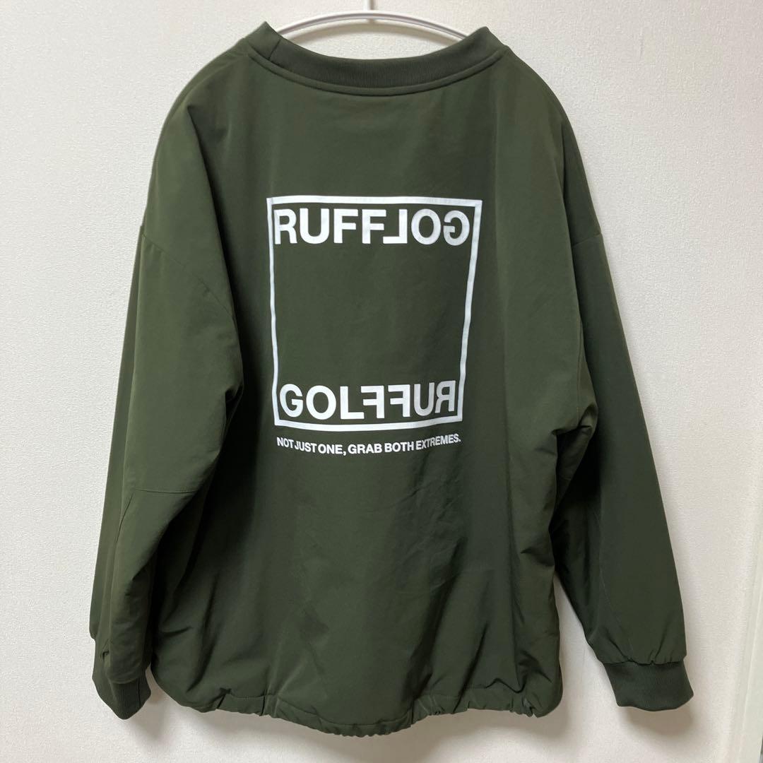 ラフロッグ　ストレッチプルオーバー （キルティング）M オリーブ