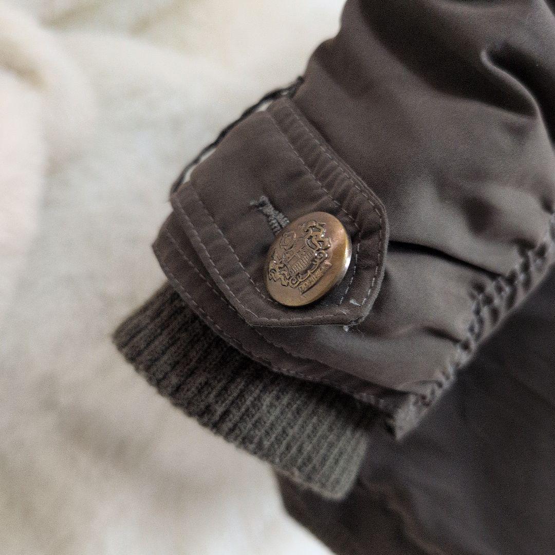 鬼ファー 平成初期 平成ギャル ミリタリージャケット モッズコート 金ボタン