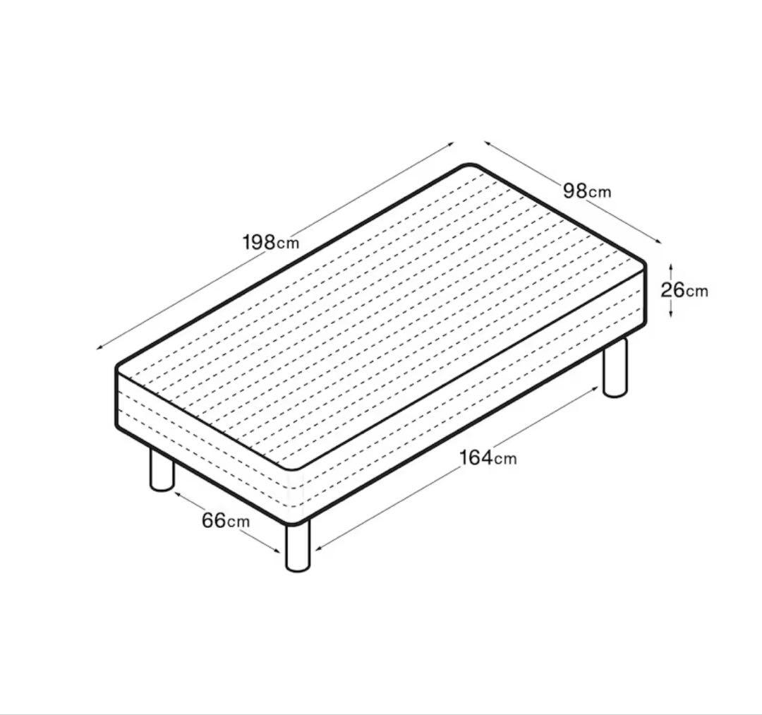 マットレス・高密度ポケットコイル・シングル