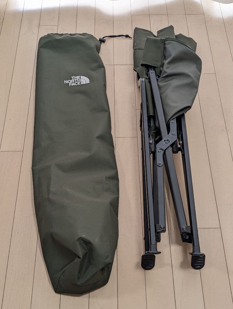 【美品】キャンプチェアスリム TNF Camp Chair Slim グリーン