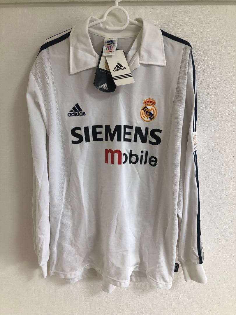 正規品新品未使用品 希少 レアルマドリード100周年 2002-03 ホーム長袖