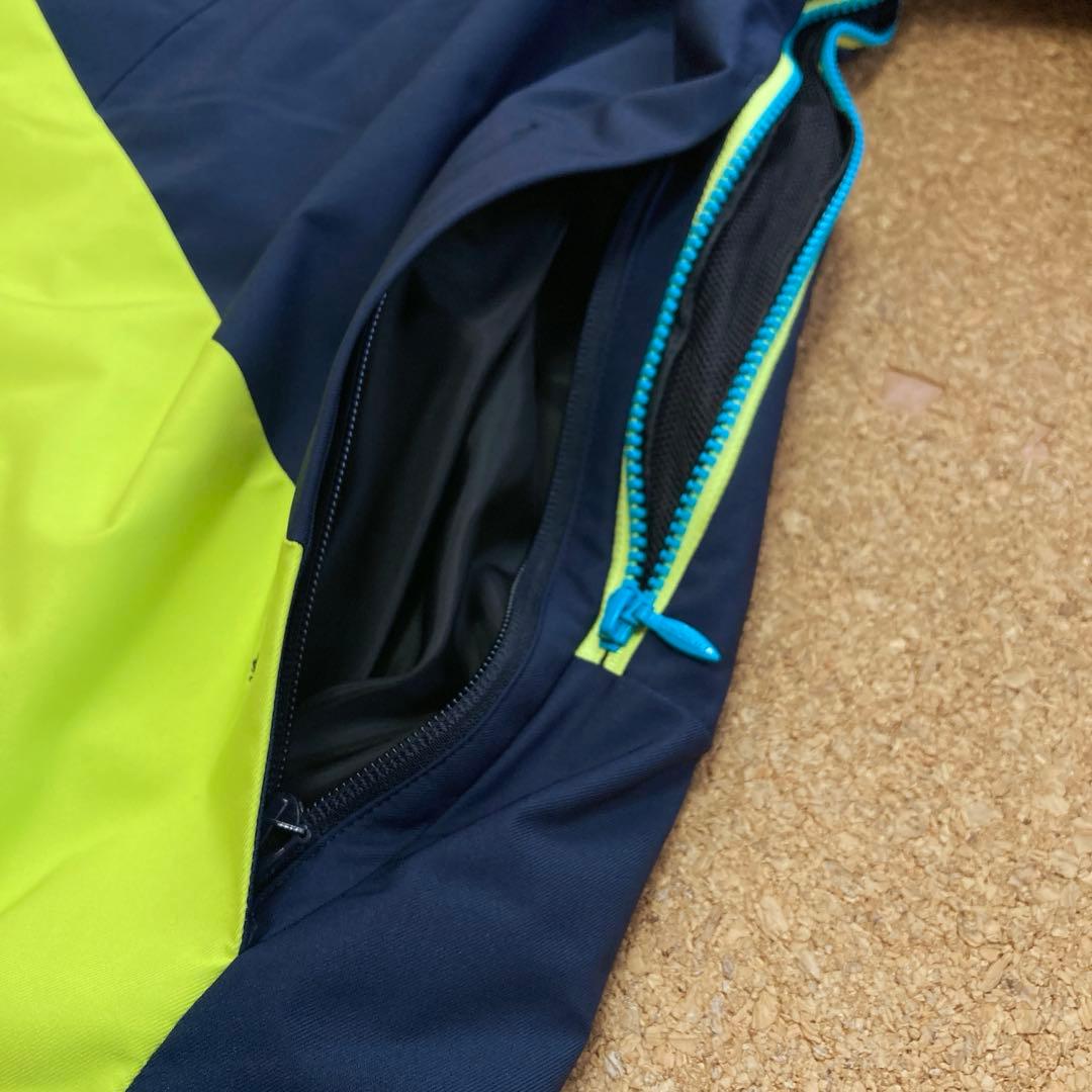 【美品】デサントdescentスキーウェアS.I.Oスキー HEATLメンズ紺黄