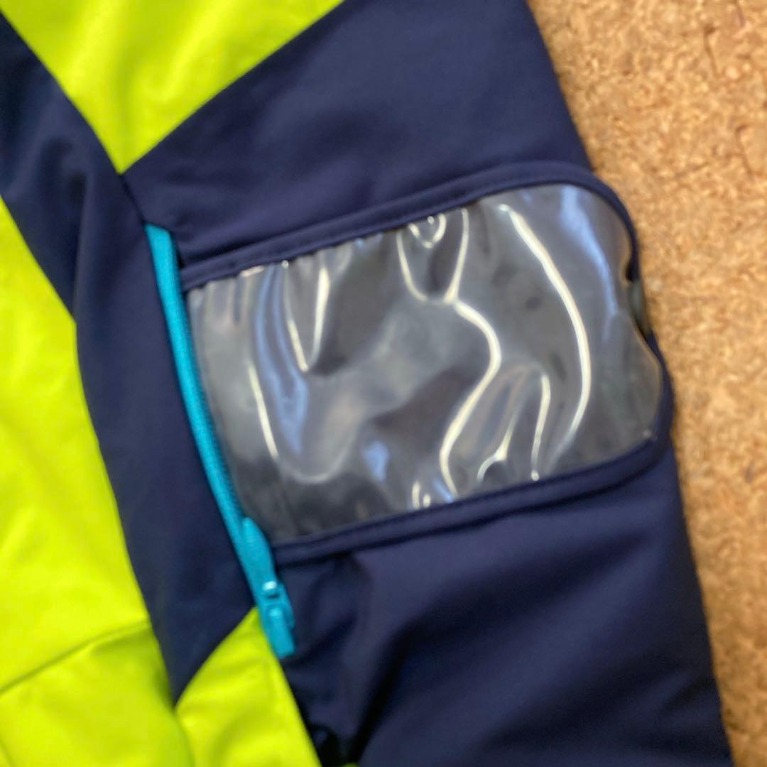 【美品】デサントdescentスキーウェアS.I.Oスキー HEATLメンズ紺黄