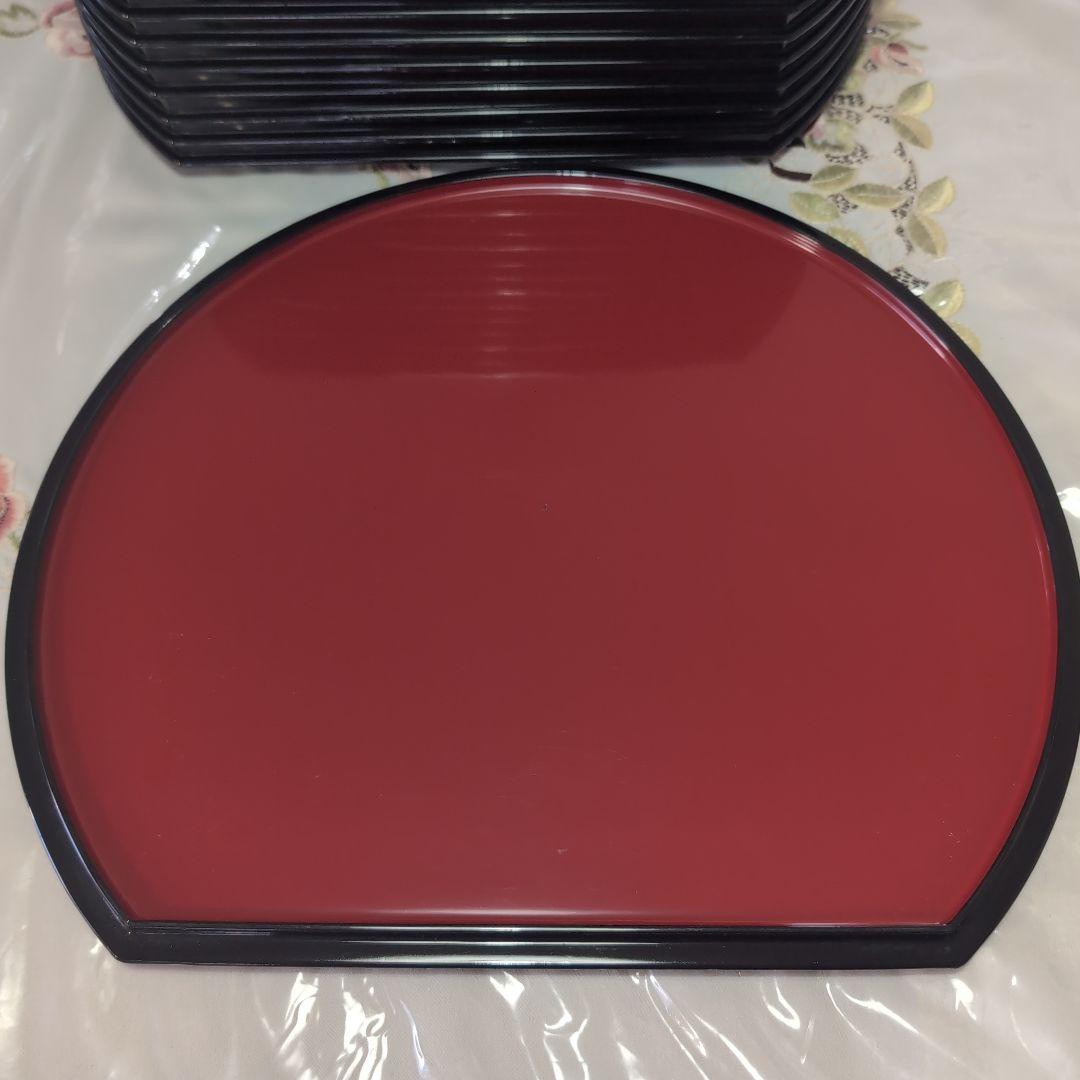 半月盆　懐石盆　懐石膳　お盆　トレー　17枚