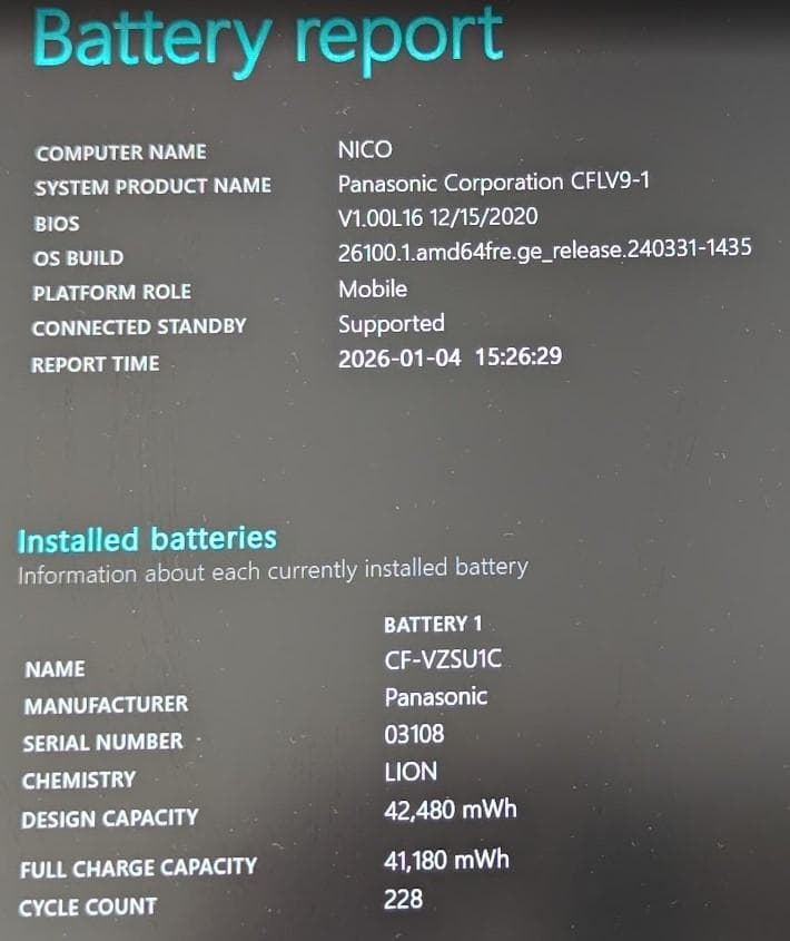 数か月使用 16GB i5 Let's note Panasonic CFLV9