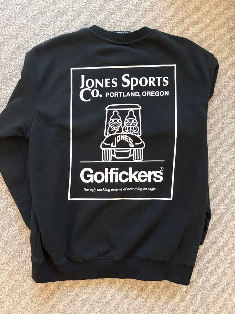 JONES x Golfickers G-Sweat Black XL - メルカリ