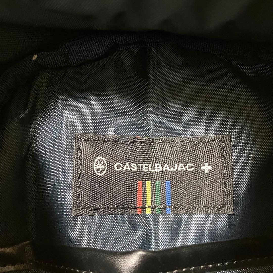 未使用級 CASTELBAJAC ミニ リュック モノグラム 黒 ピンク バッグ