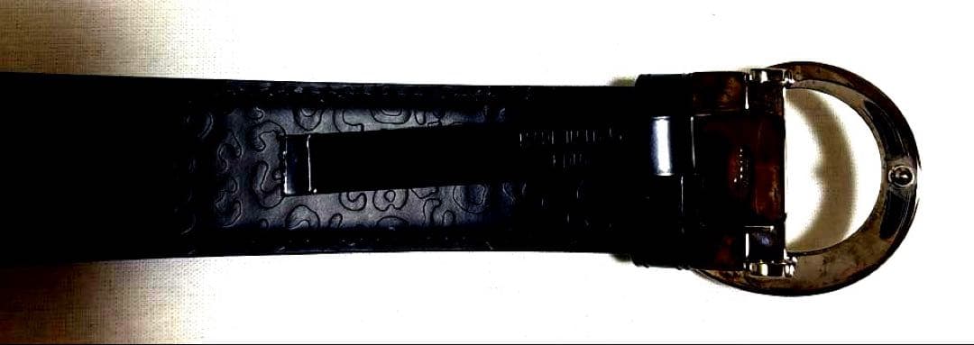 【新品未使用】Cartier カルティエ　パンテール　ブラックレザー ベルト