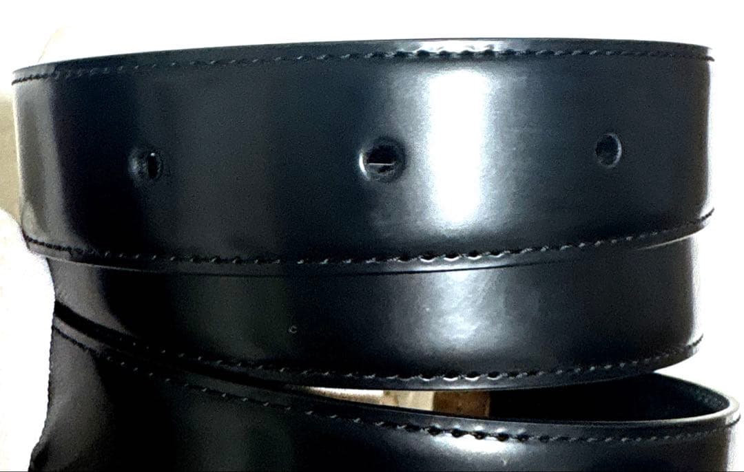 【新品未使用】Cartier カルティエ　パンテール　ブラックレザー ベルト