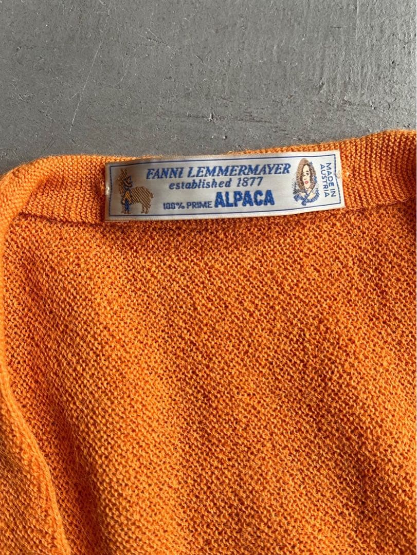 FANNI LEMMERMAYER 2PLY アルパカ Vネックカーディガン