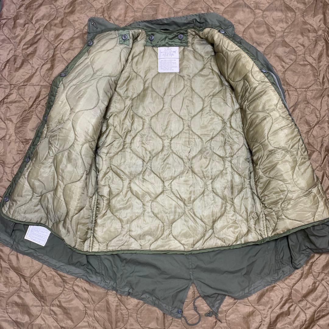 スペシャル　米軍実物　M-65 アルミジップ　コヨーテファー　デッドストック