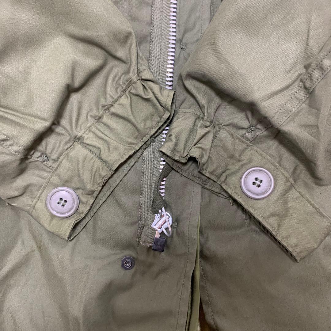 スペシャル　米軍実物　M-65 アルミジップ　コヨーテファー　デッドストック