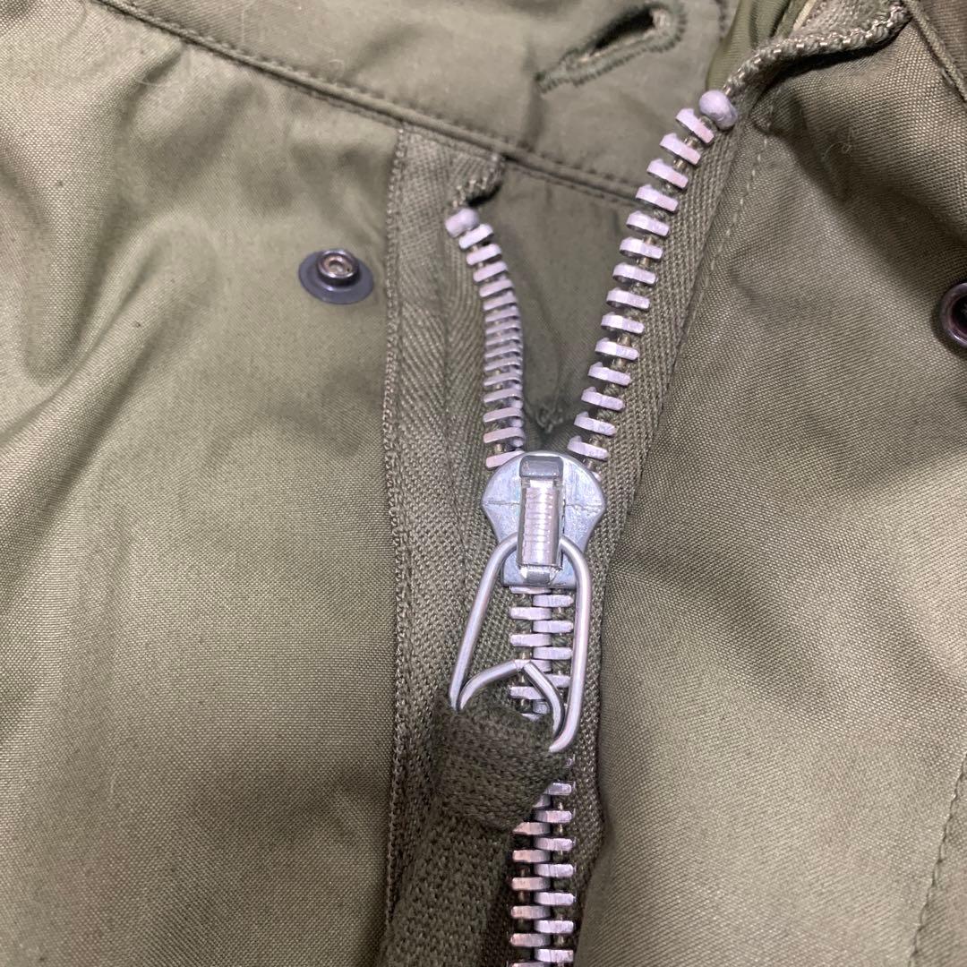 スペシャル　米軍実物　M-65 アルミジップ　コヨーテファー　デッドストック