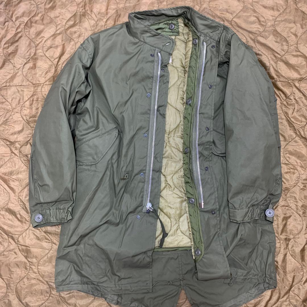 スペシャル　米軍実物　M-65 アルミジップ　コヨーテファー　デッドストック