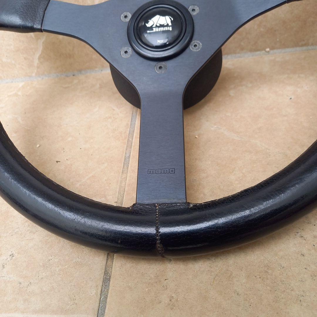 ジムニー JA11 純正オプション MOMO ステアリングハンドル ボス付き