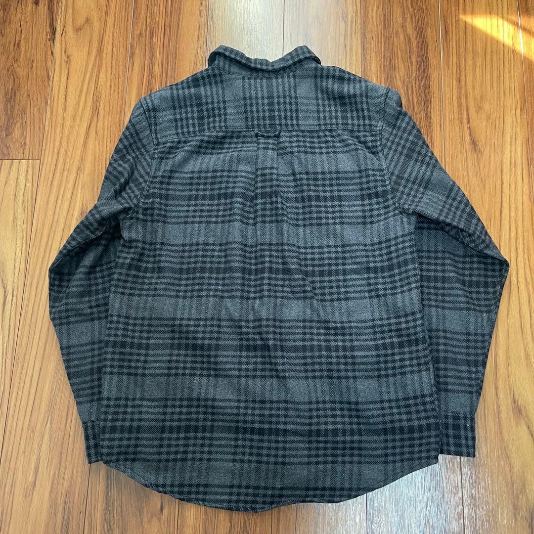 00s ORVIS ネルシャツ M 黒 グレー チェック オービス 古着