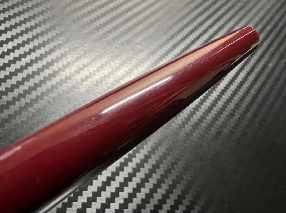 未使用に近い モンブラン No.221 万年筆 ボルドー EF 極細字