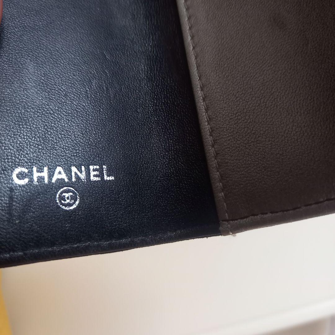 【美品】CHANEL カメリア 6連 キーケース 黒 レザー