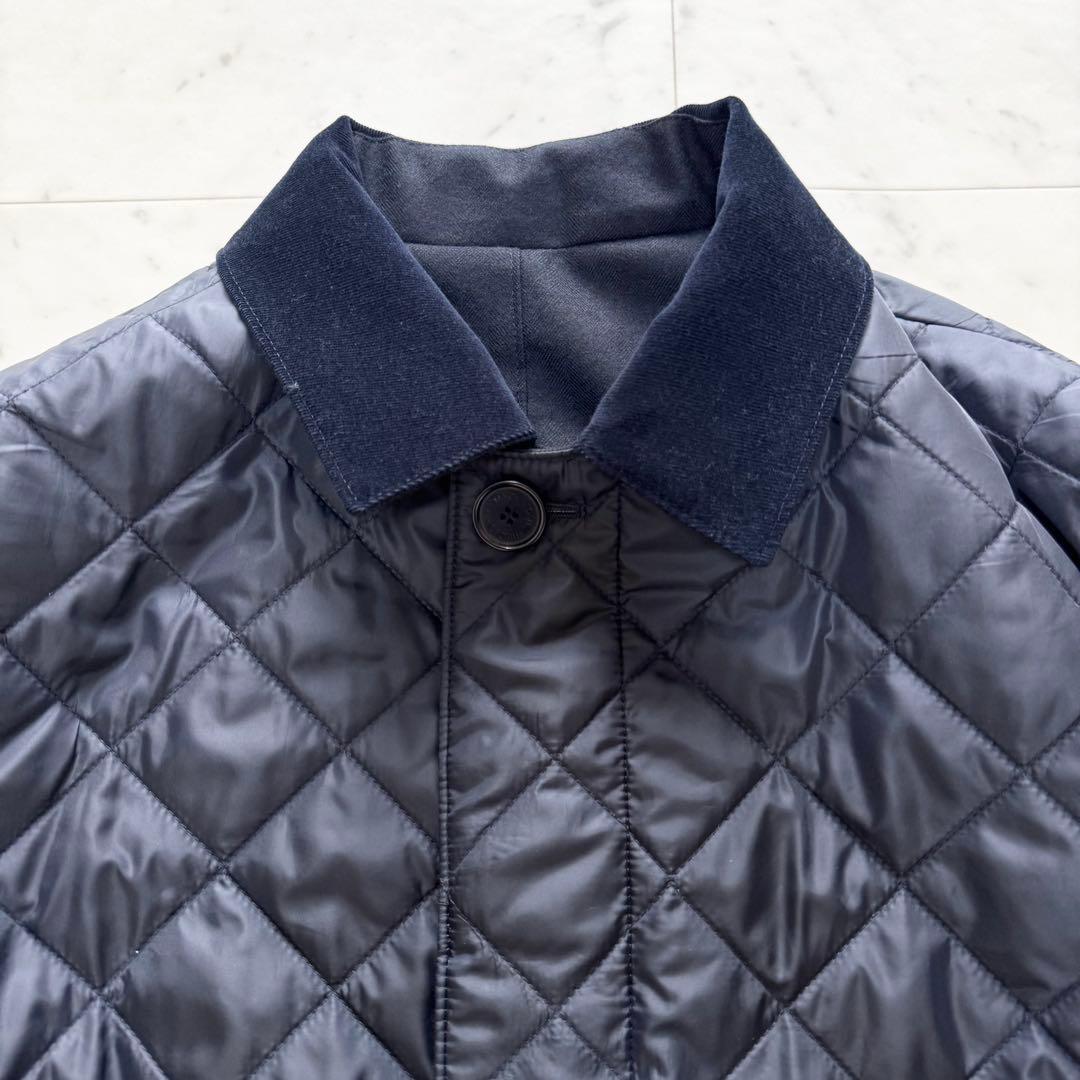 【MACKINTOSH】ステンカラーコートリバーシブル サーモア ヘリンボーン