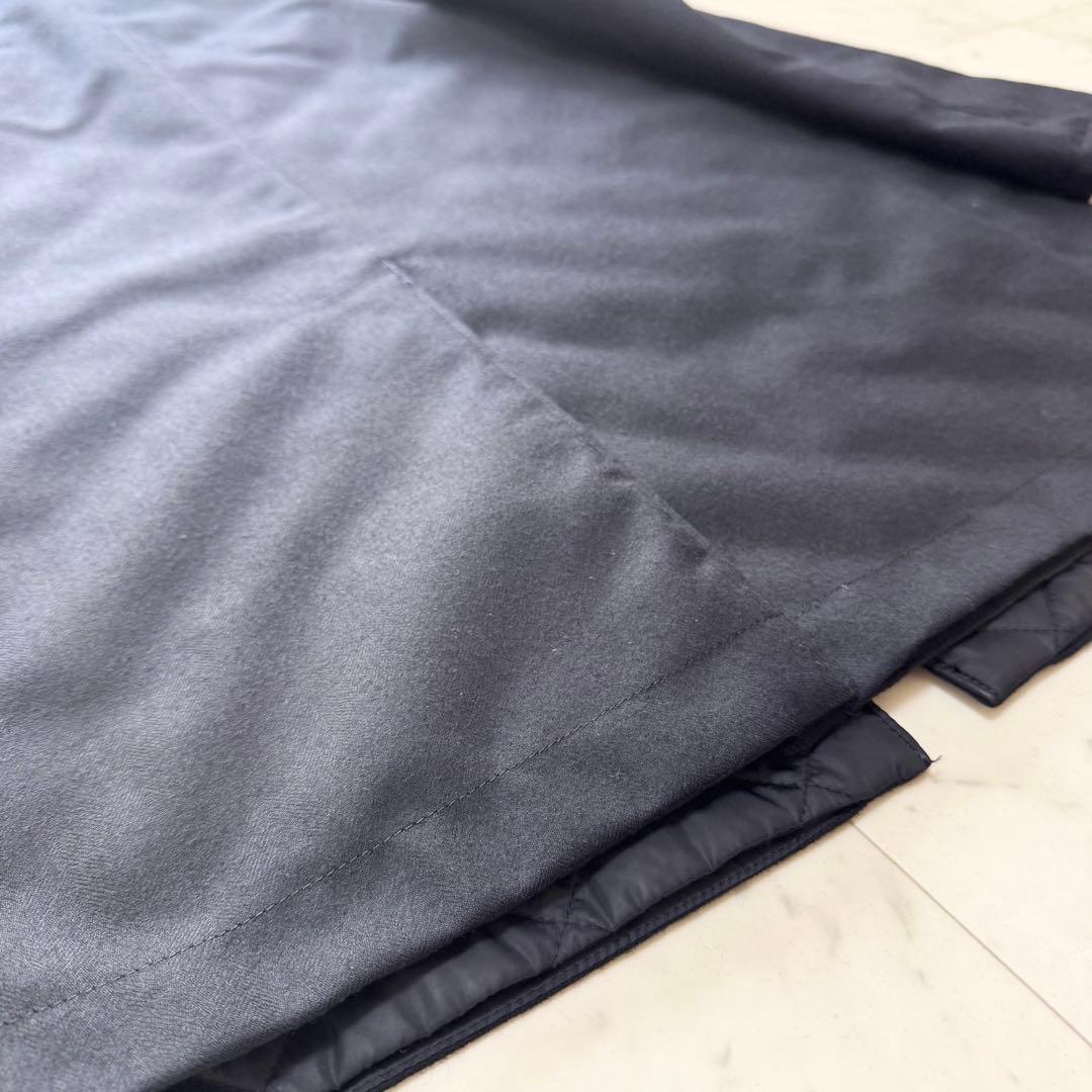 【MACKINTOSH】ステンカラーコートリバーシブル サーモア ヘリンボーン