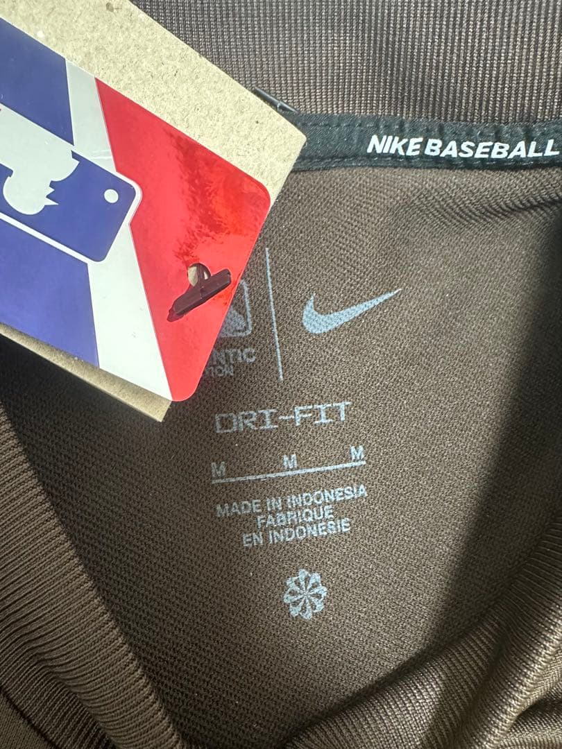 サイズM パドレス 選手着用 オーセンティック ラグラン ロンT