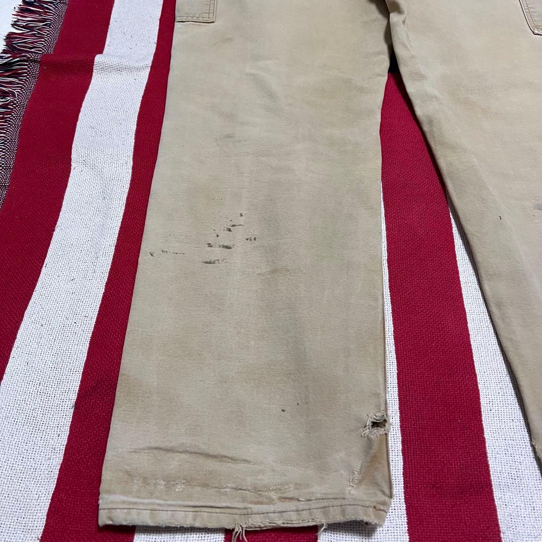 90s carhartt カーハート ダブルニーペインターパンツ ボロ ダメージ