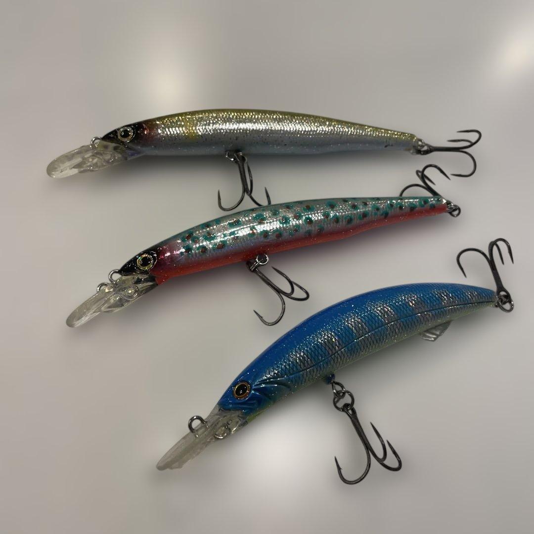 サクラマスミノー21個セットです。 おまけで針付けます。