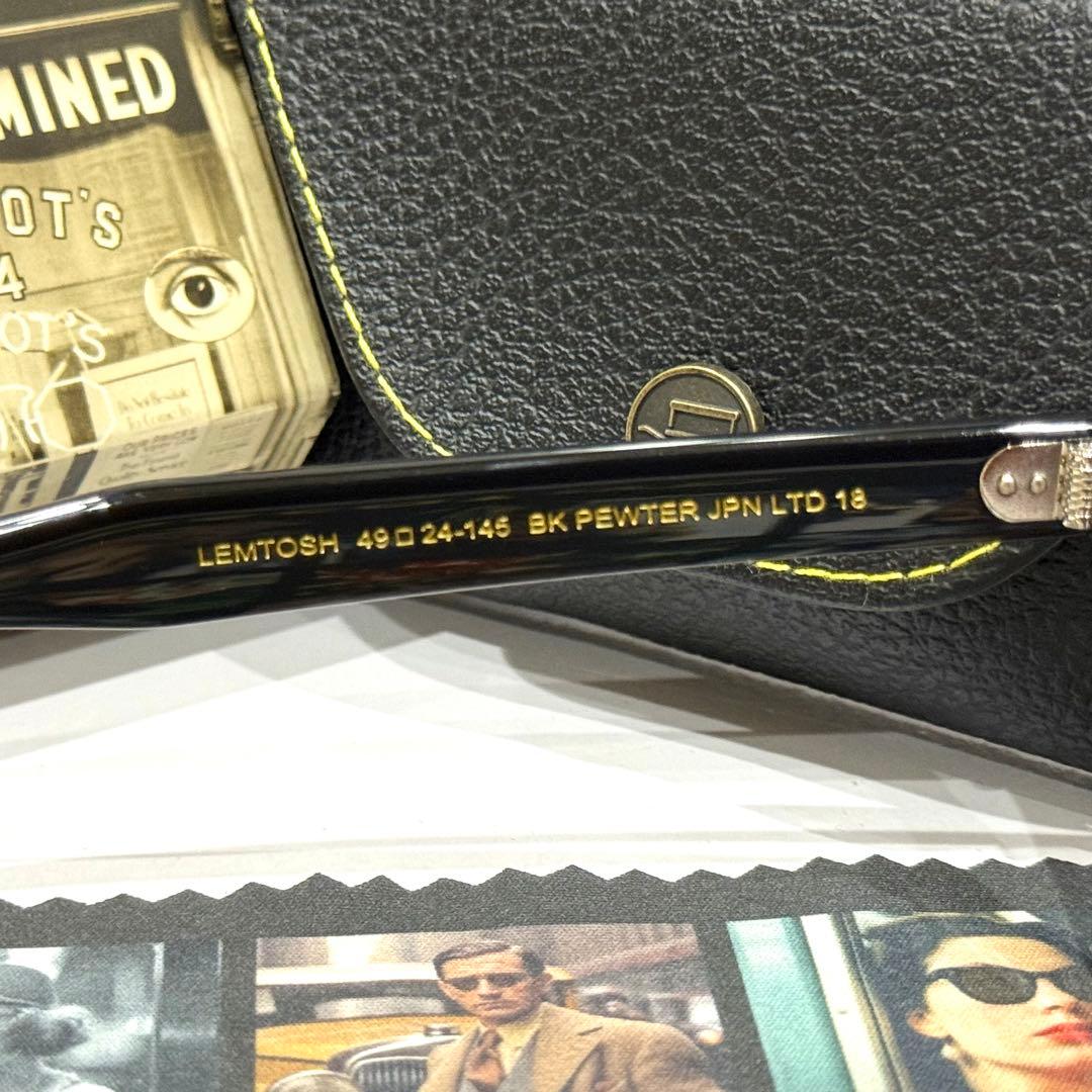 極美品】限定完売 モスコット レムトッシュ 49 ピューター 18JPNLTD