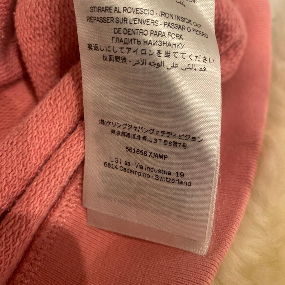 美品】8A 140㎝GUCCI グッチスパンコールトレーナーピンク