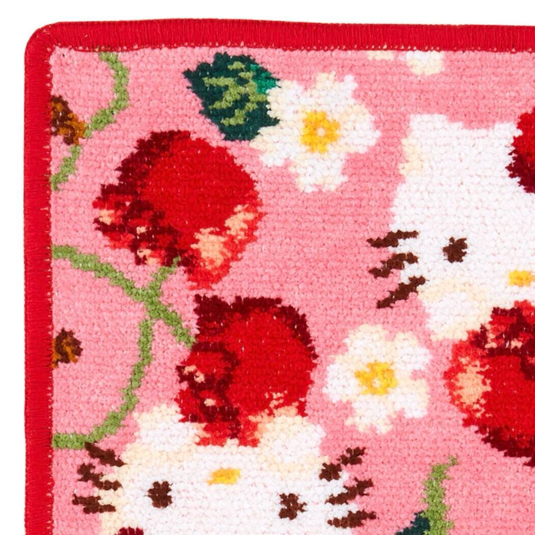 サンリオ♡キティ フェイラー チェリー シュニール織 ハンカチ - メルカリ