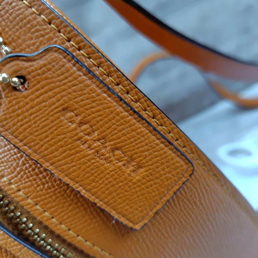 【美品希少】COACH キャメルカラーリュック コーチ紙袋付き ギフト包装可