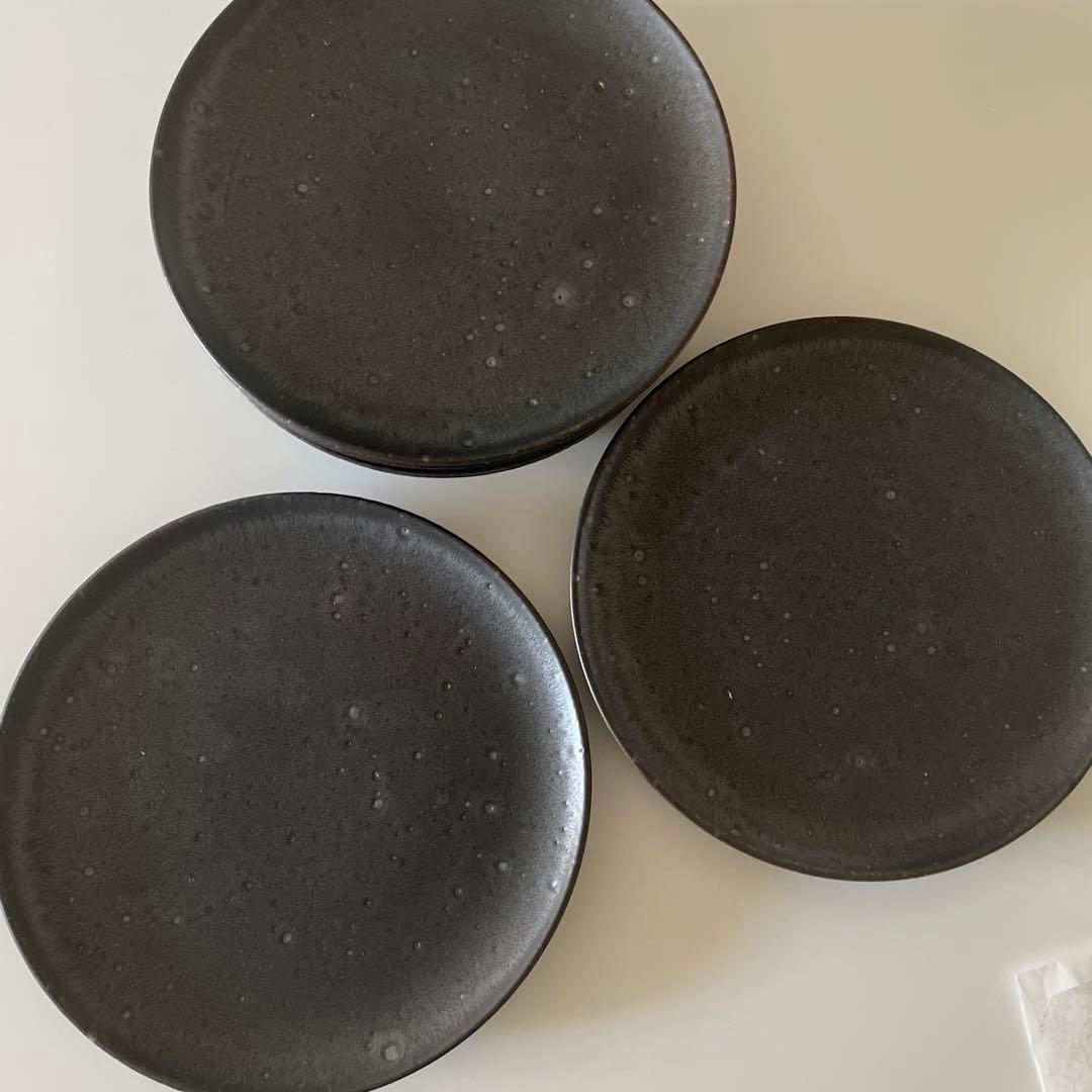 【新品】益子陶器市 作家 プレート 皿 23.5cm 6枚セット