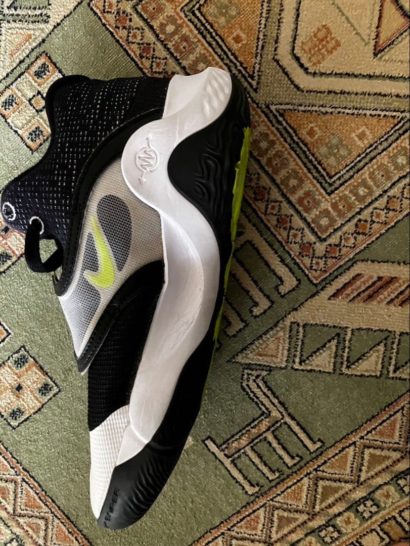 Nike バスケットシューズ ハイカット ブラック/ホワイト/ライム