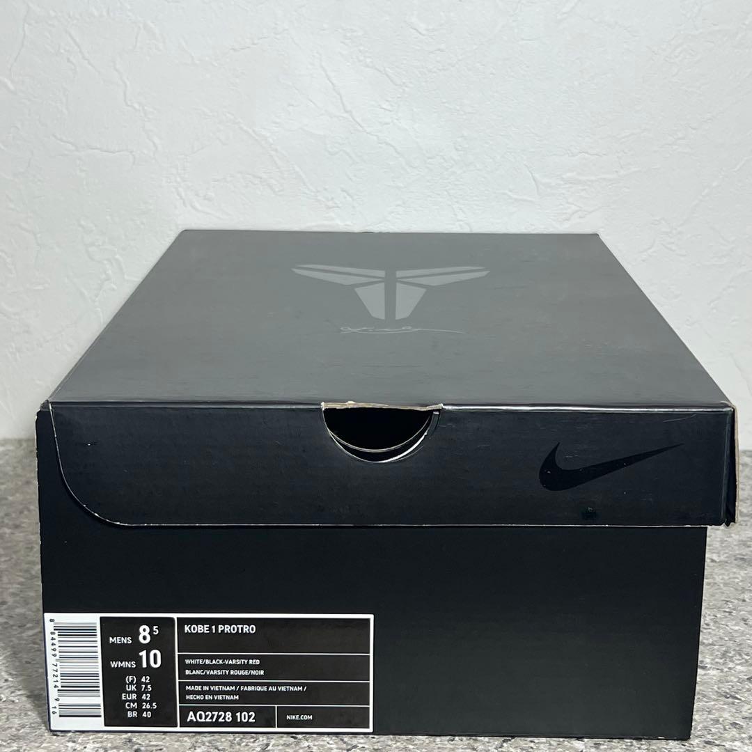 NIKE ナイキ コービー1 プロトロ ホワイト ブラック レッド プレミア