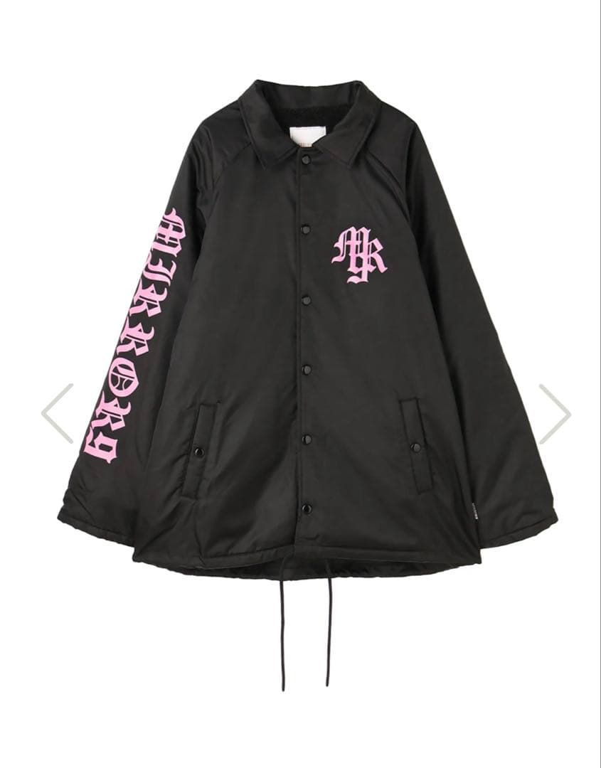 お得セット‼️mirror9 コーチジャケット　MR9ロゴニットビーニーおまけ付き