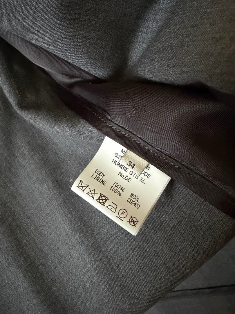 マッキントッシュ humbie SL 34 グレー ウール