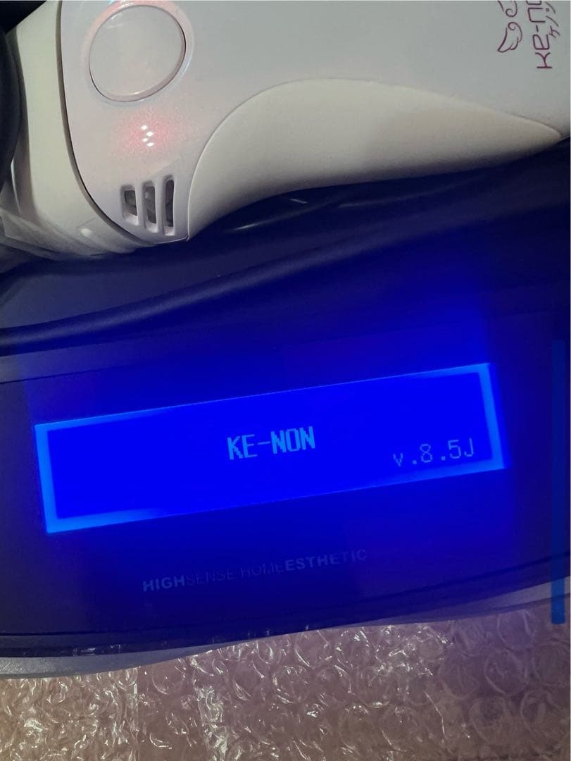 ケノン ver8.5 カートリッジ3個付ケノンver8.5 脱毛器 本体と