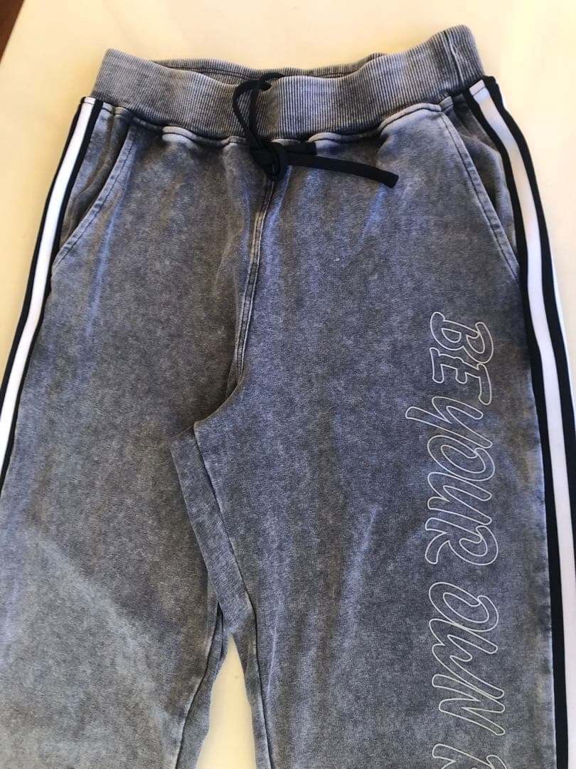 美品 最新作 Marble マーブル デニム風パンツ M ブラック