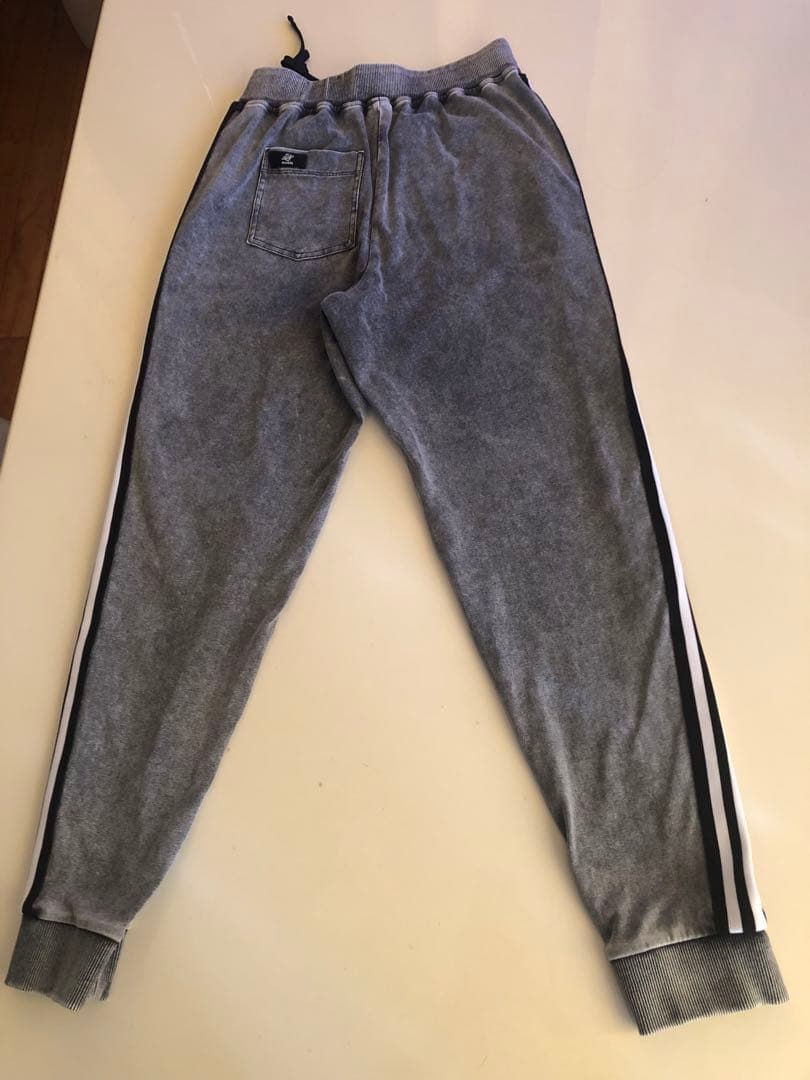 美品 最新作 Marble マーブル デニム風パンツ M ブラック